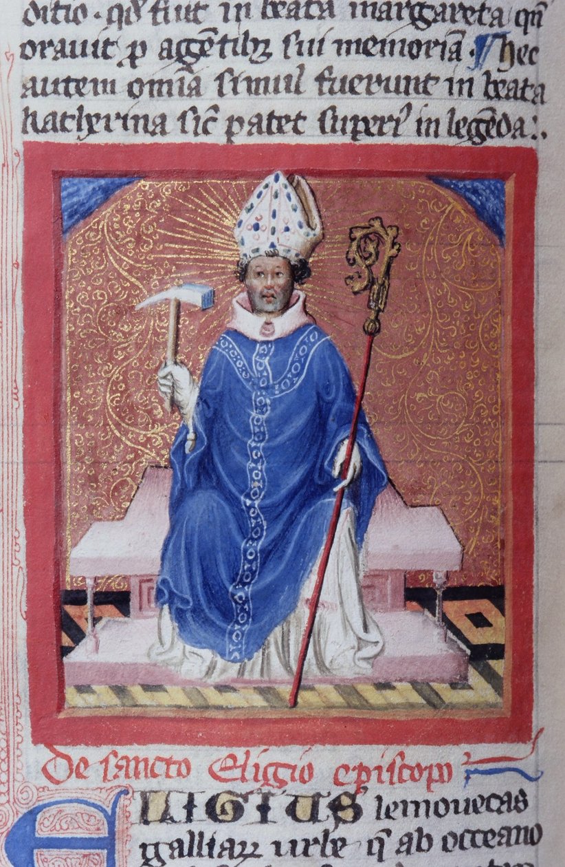 Ms Gen 1111 sivu Legenda Aureasta, Bruggesta, n. 1400-10 tekijältä Flemish School