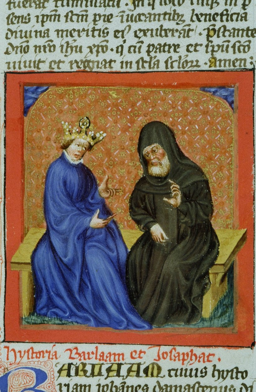Ms Gen 1111 sivu Legenda Aureasta, Bruggesta, n. 1400-10 tekijältä Flemish School