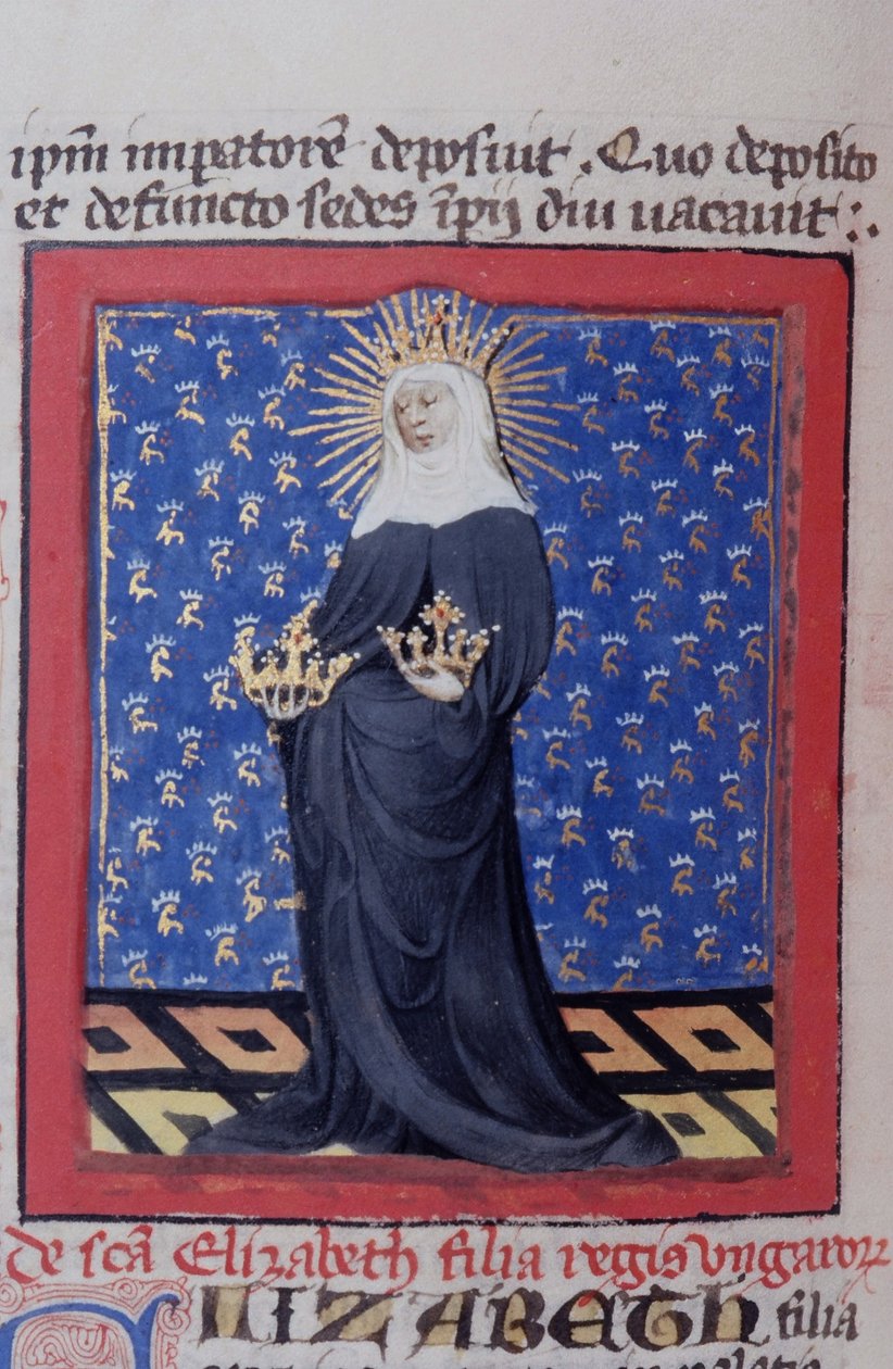 Ms Gen 1111 sivu Legenda Aureasta, Bruggesta, n. 1400-10 tekijältä Flemish School