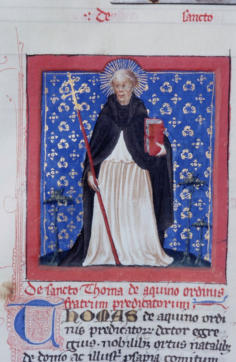 Ms Gen 1111 sivu Legenda Aureasta, Bruggesta, n. 1400-10 tekijältä Flemish School