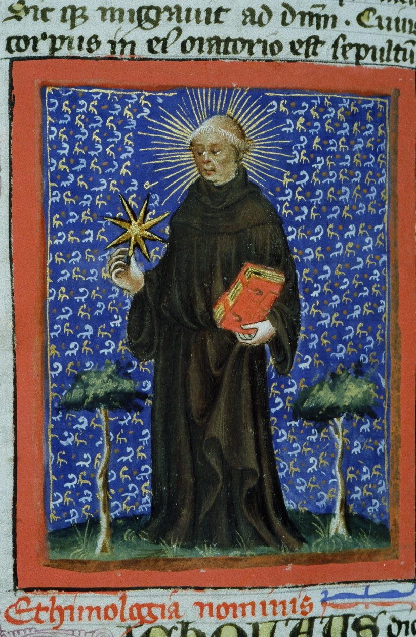 Ms Gen 1111 sivu Legenda Aureasta, Bruggesta, n. 1400-10 tekijältä Flemish School