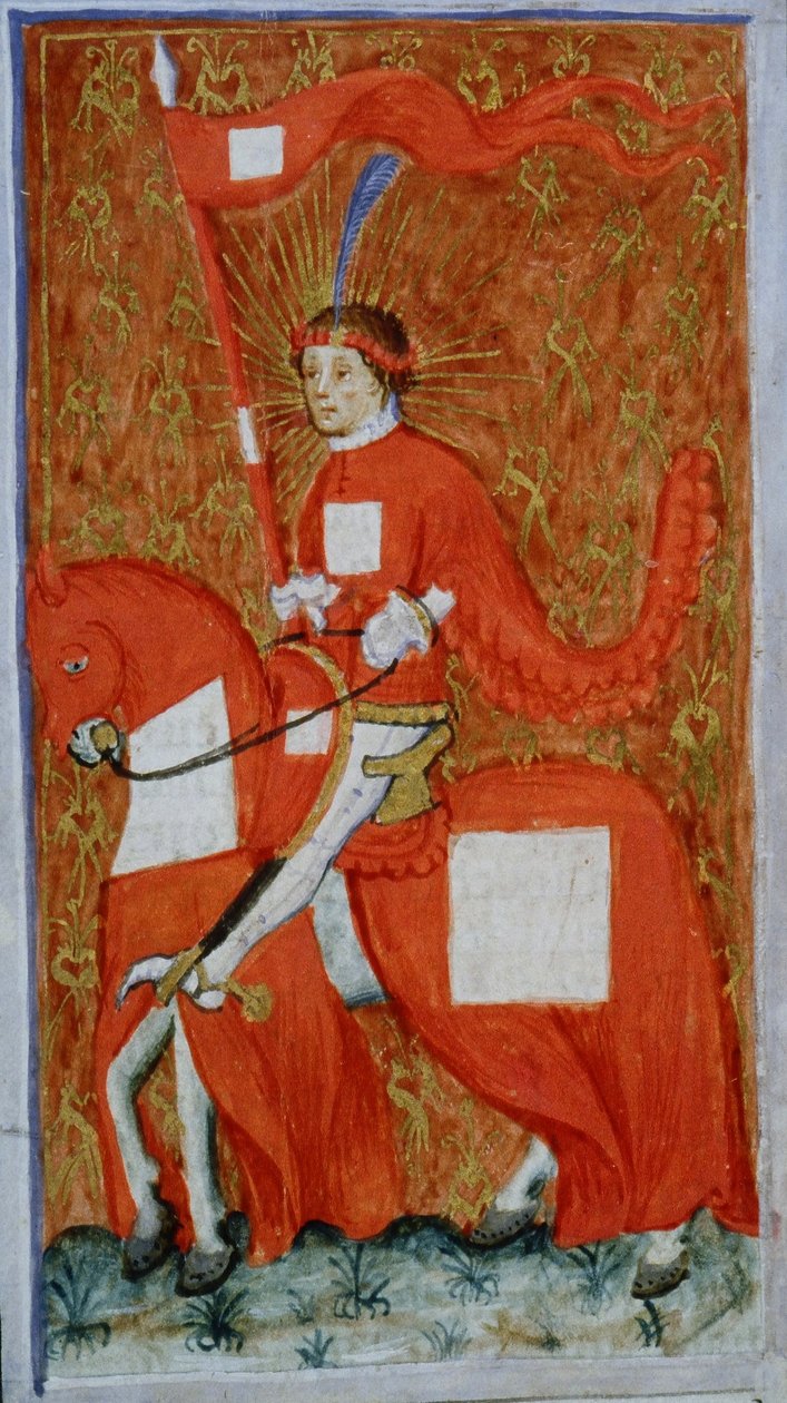 Ms Gen 1111 sivu Legenda Aureasta, Bruggesta, n. 1400-10 tekijältä Flemish School