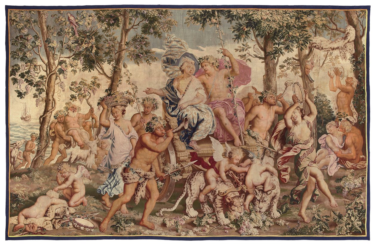 Mytologinen kuvakudos, 1600-luvun loppu tekijältä Flemish School
