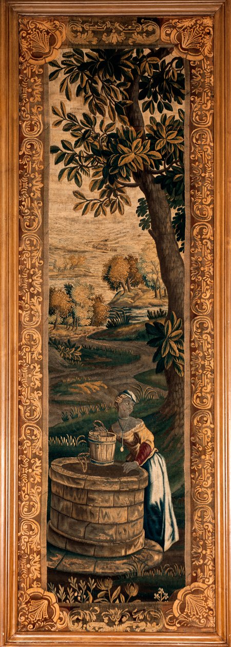 Palace (Eu:n linna). Museo (Eu-linnan Louis-Philippe Museum). Flanderin kuvakudos. 1700-luvulla. tekijältä Flemish School