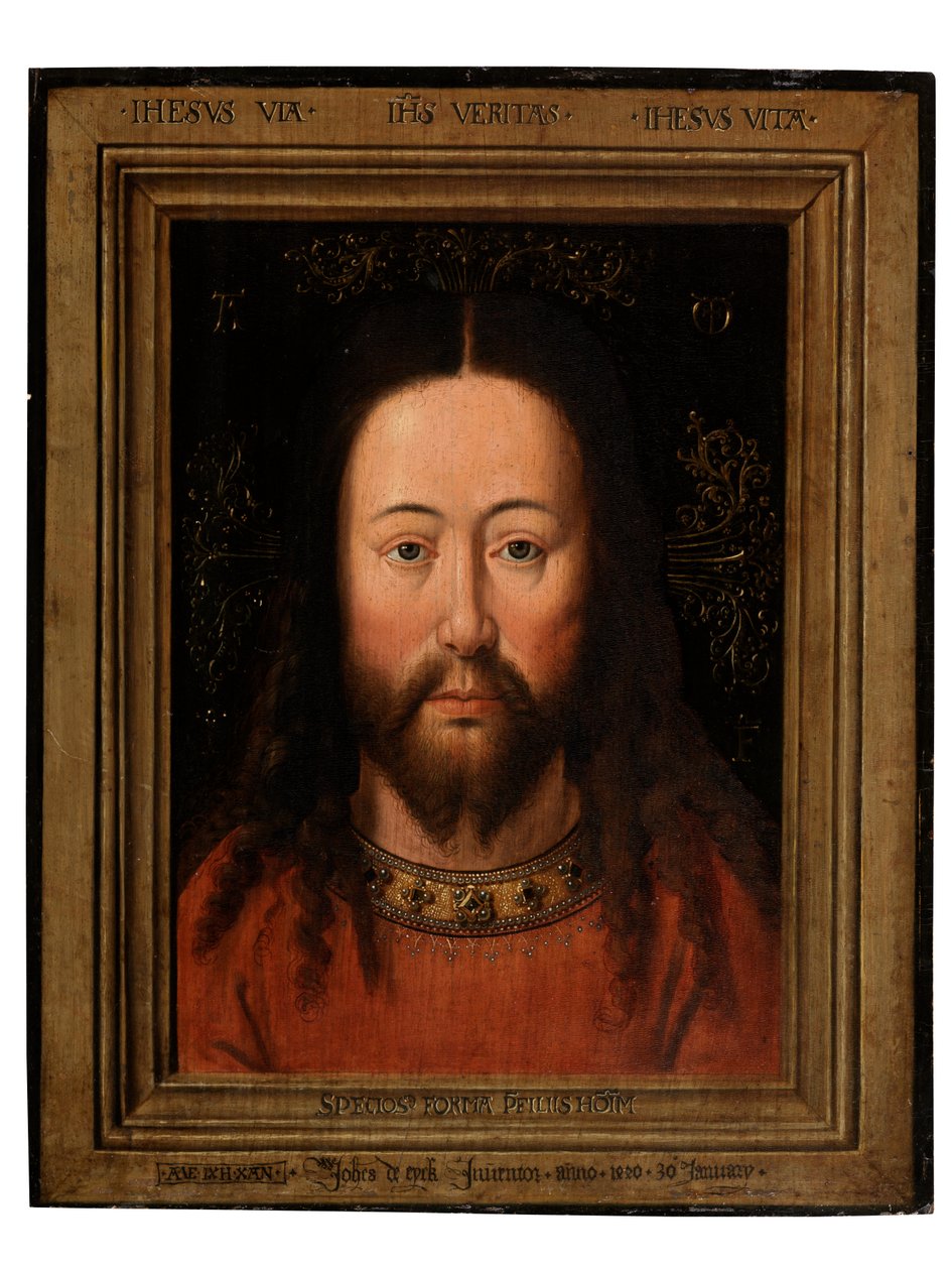 Kristuksen muotokuva (öljy paneelissa) tekijältä Flemish School