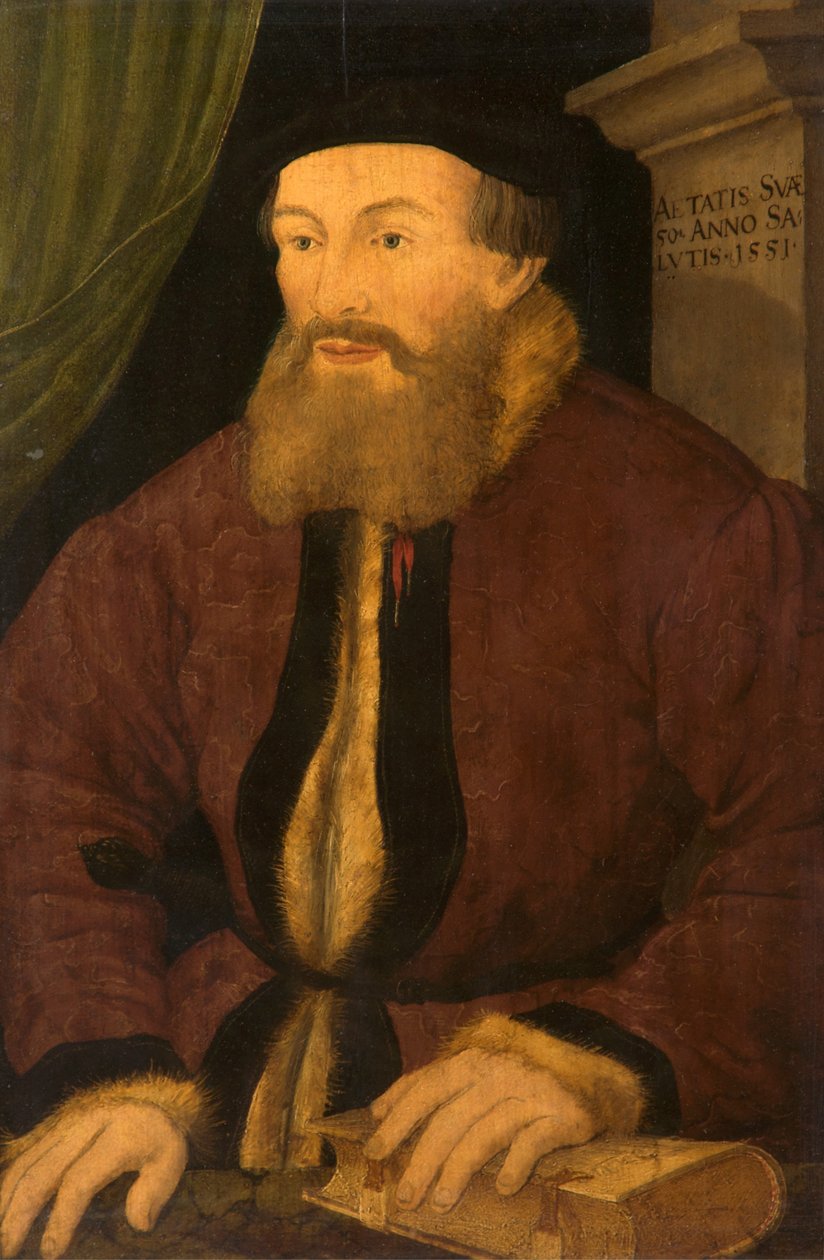 Miehen muotokuva, 1551 tekijältä Flemish School