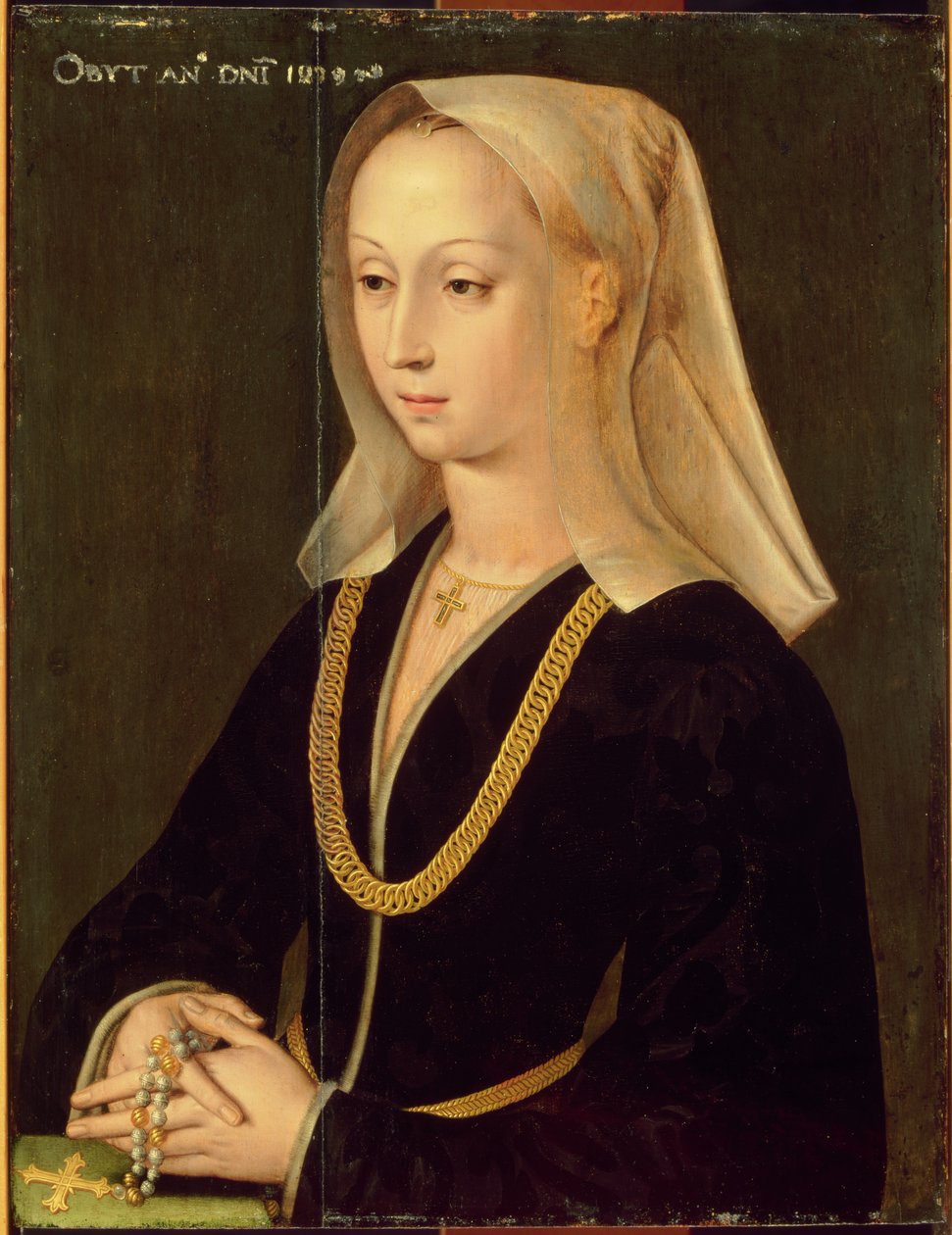 Naisen muotokuva, 1520 tekijältä Flemish School