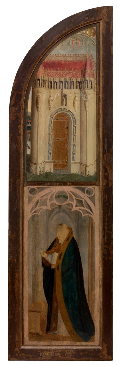 Oikea paneeli Madonna ja Petrus Wijts (öljy paneelissa) tekijältä Flemish School