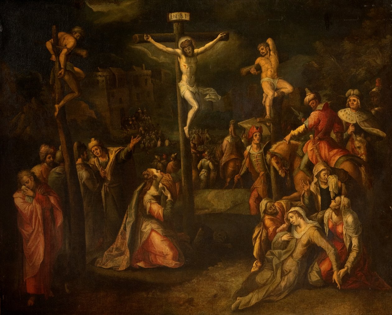 Ristiinnaulitseminen, 1550-1700 tekijältä Flemish School