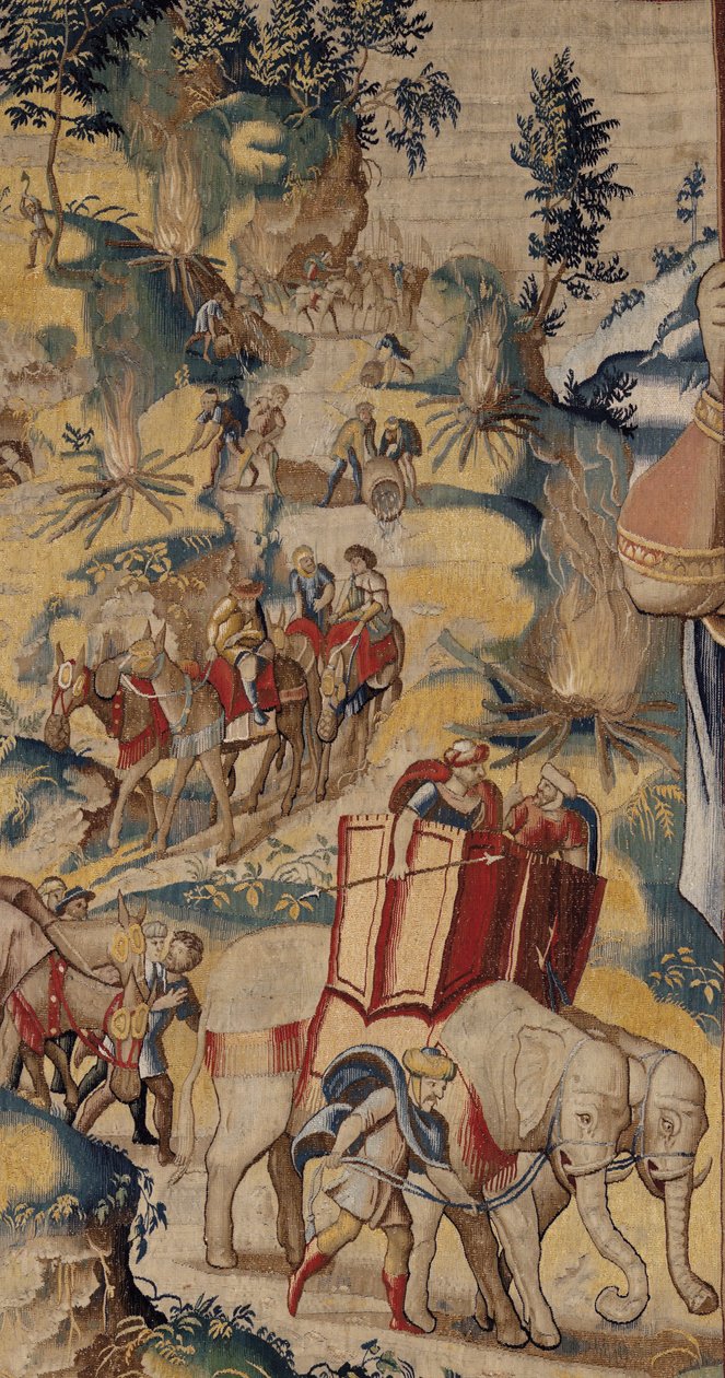 Hannibalin historia, n. 1570 (kuvakudos) tekijältä Flemish School