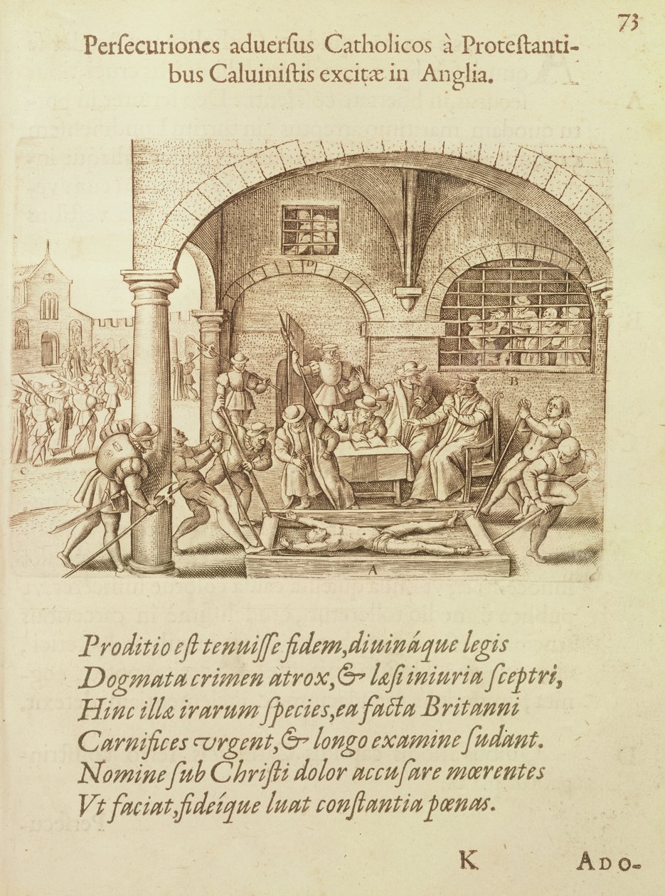 Englannin katolilaisten vainoaminen kalvinististen protestanttien toimesta tekijältä Flemish School