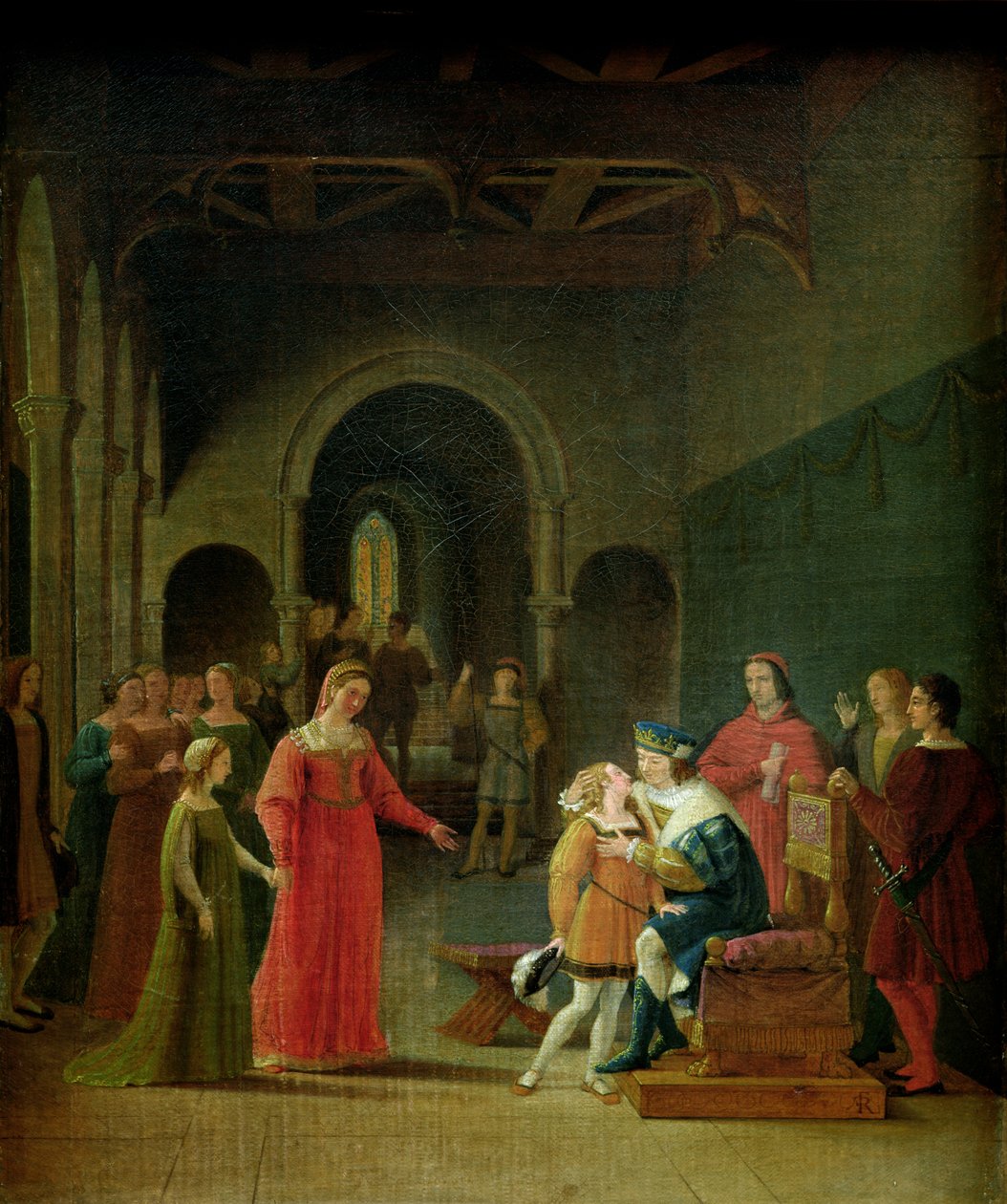 Lasaruksen ylösnousemus, tuntikirjasta, 1400-1500-luvulla tekijältä Flemish School