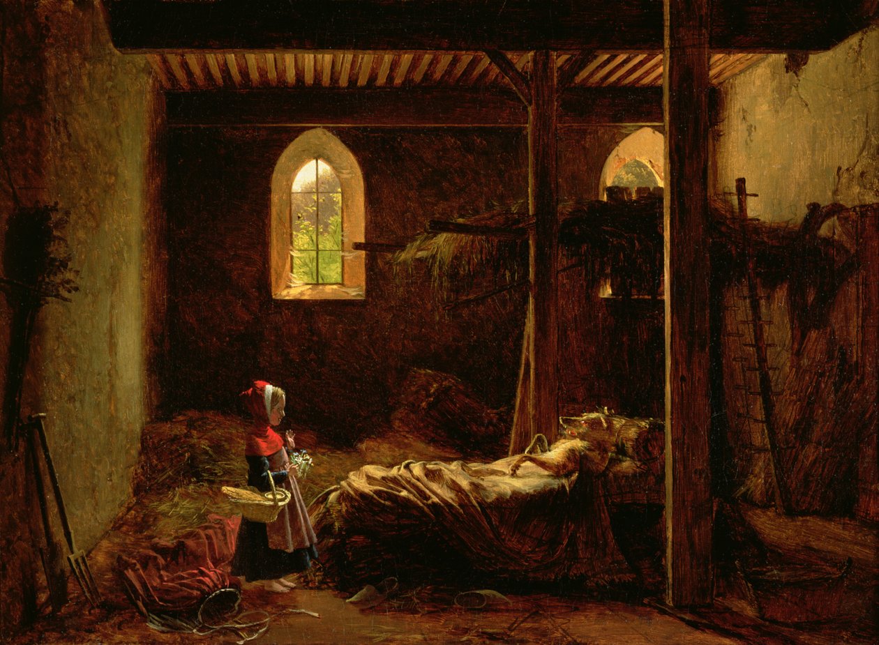 Punahilkka, n. 1820 tekijältä Fleury François Richard