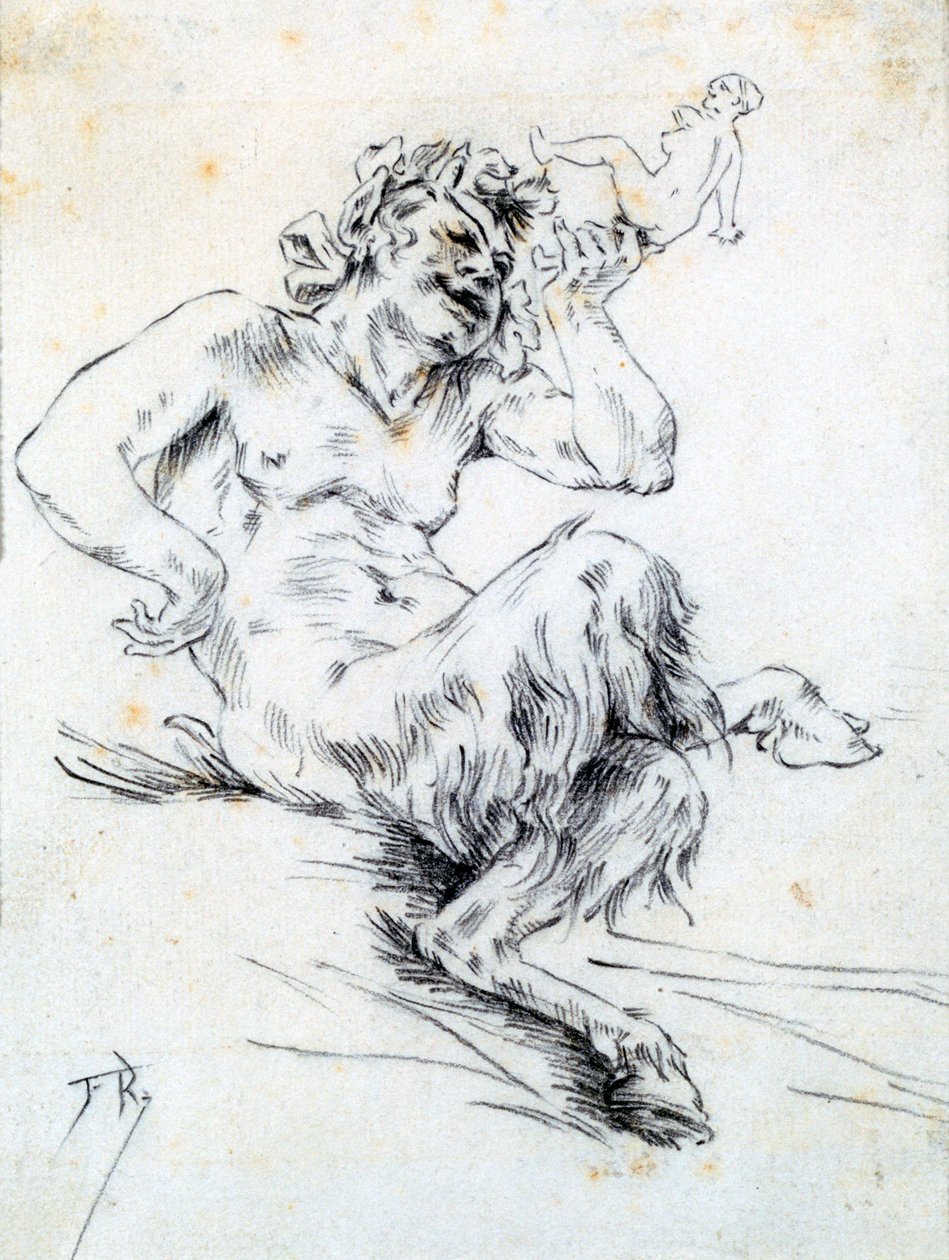 "Fauna", 1850-1898 tekijältä Félicien Rops