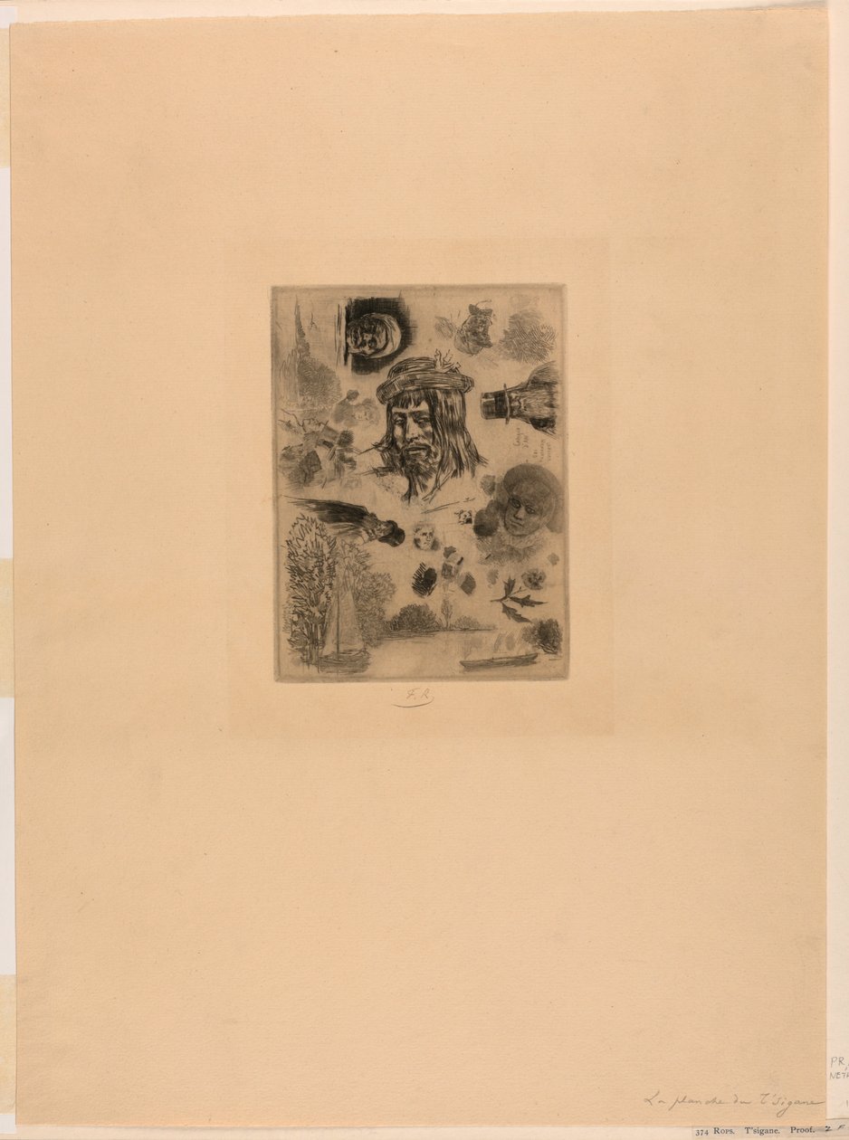 Gypsy Board tekijältä Félicien Rops