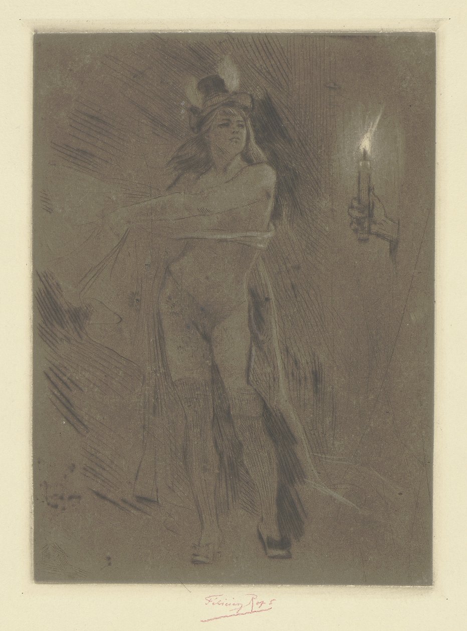 Naisen kosto tekijältä Félicien Rops