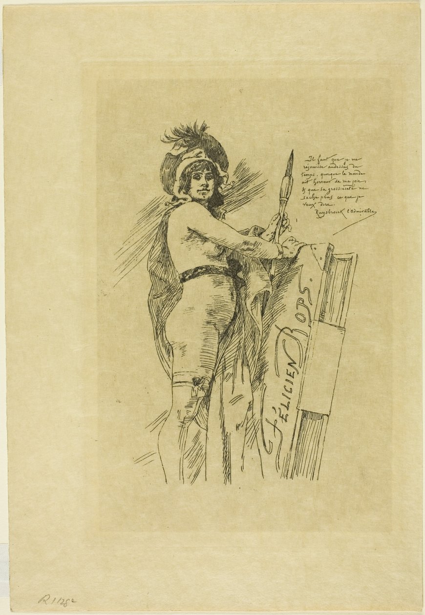 Félicien Ropsin museo tekijältä Félicien Rops