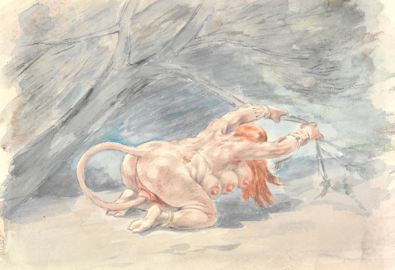 Nimetön,. tekijältä Félicien Rops