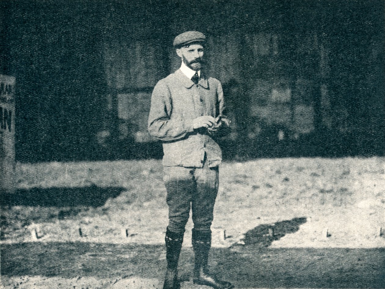 Henri Farman, ranskalainen lentokonesuunnittelija, rakentaja ja lentäjä, s. 1910 1933 tekijältä Flight Photo