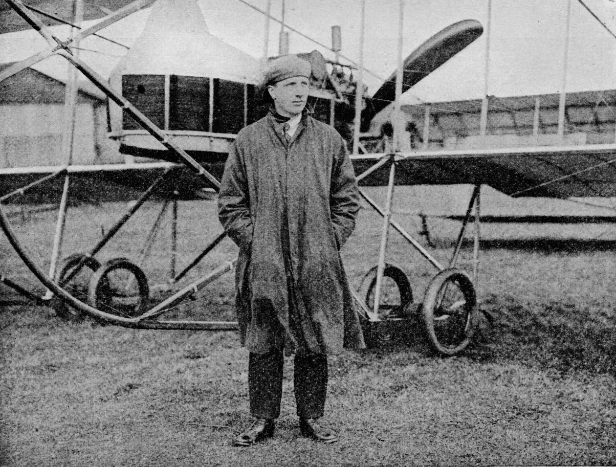 Lontoo-Manchester Air Race: Mr Jack Alcock ja hänen Maurice Farman -kaksitaso, 1914 1934 tekijältä Flight Photo