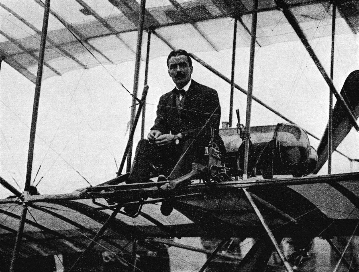 Ensimmäinen brittilentäjä, joka rikkoi maailmanennätyksen: kapteeni Bertram Dickson, 1910 1933 tekijältä Flight Photo