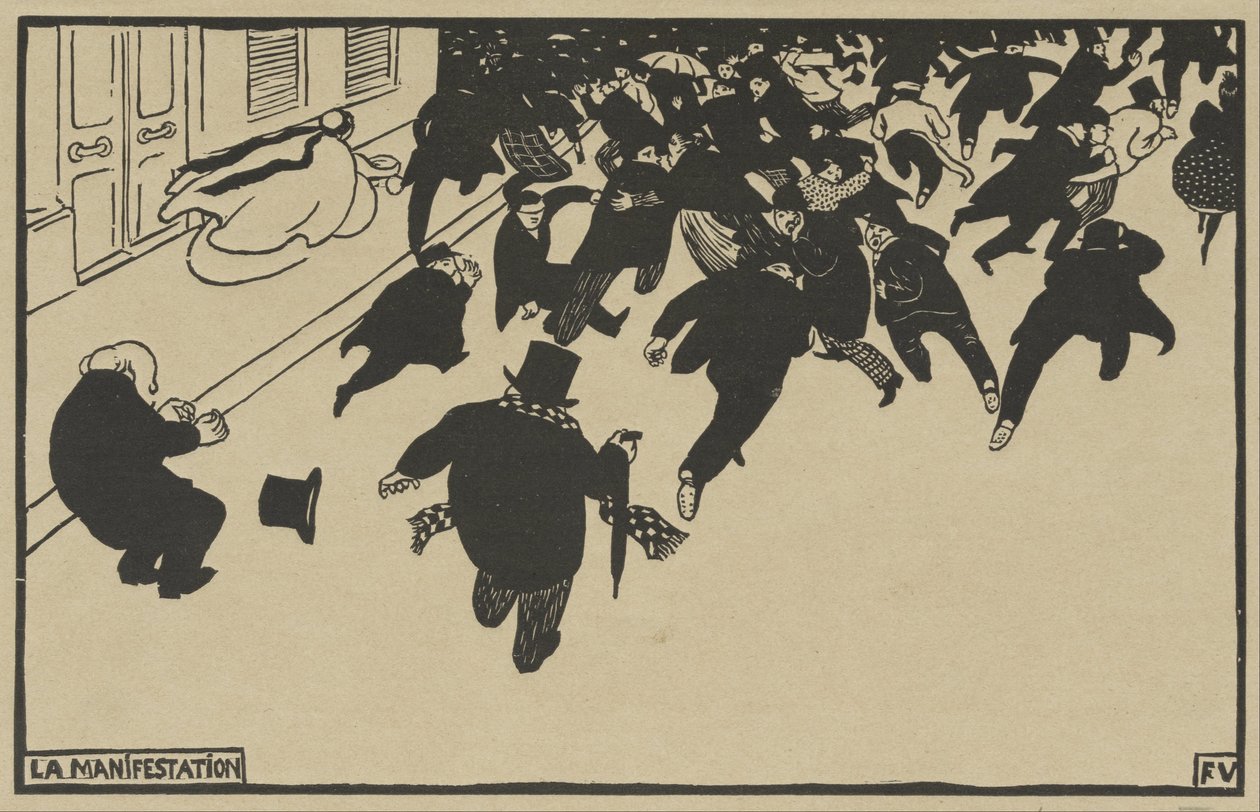 La manifestation tekijältä Felix Edouard Vallotton