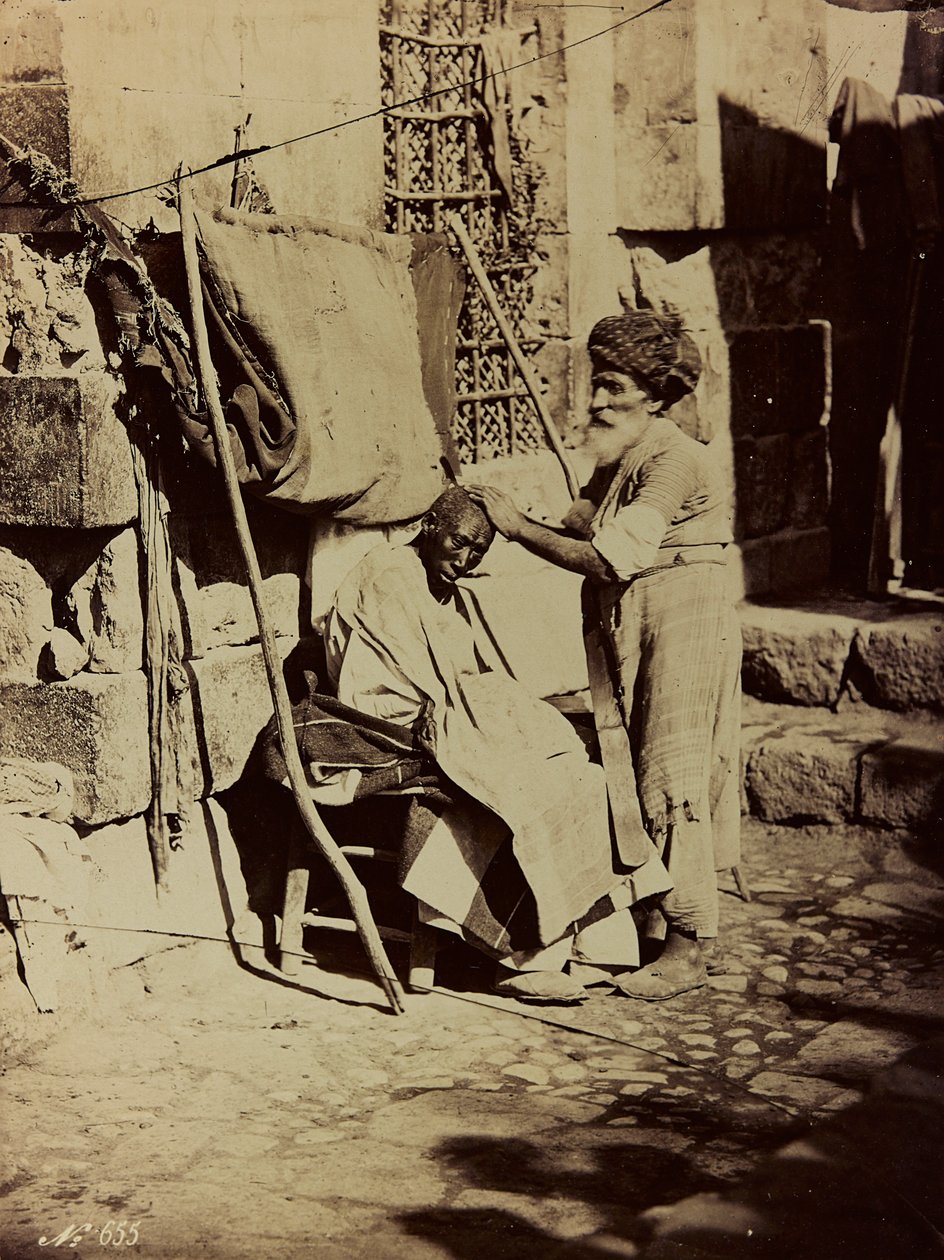 Albumi Damas et Baalbek: Syyrian Barber tekijältä Félix Bonfils