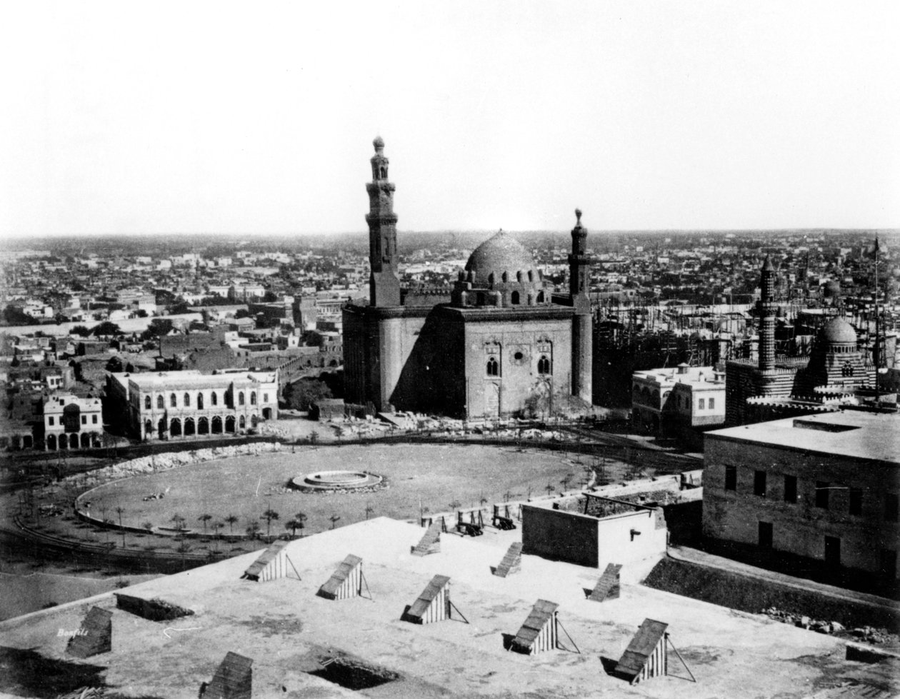 Yleinen näkymä Kairosta, Egyptistä, 1878 tekijältä Félix Bonfils
