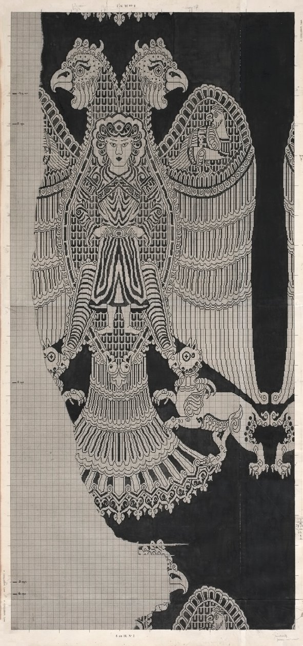 Kaaviopiirros Buyid Silkistä (1962.264) tekijältä Félix Guichert