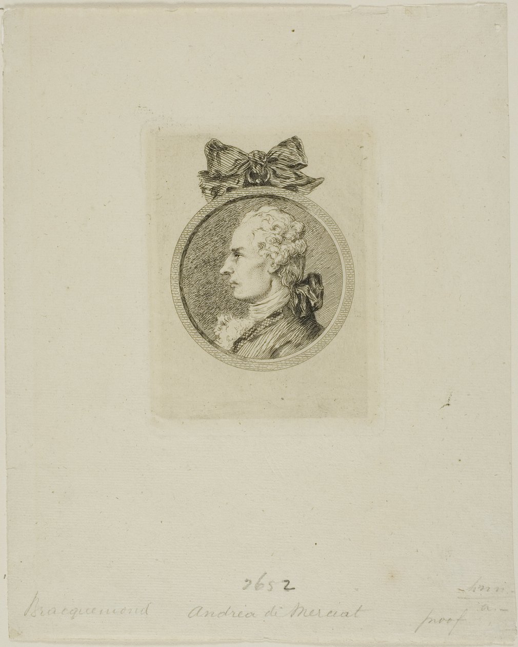 André de Nerciat tekijältä Félix Henri Bracquemond