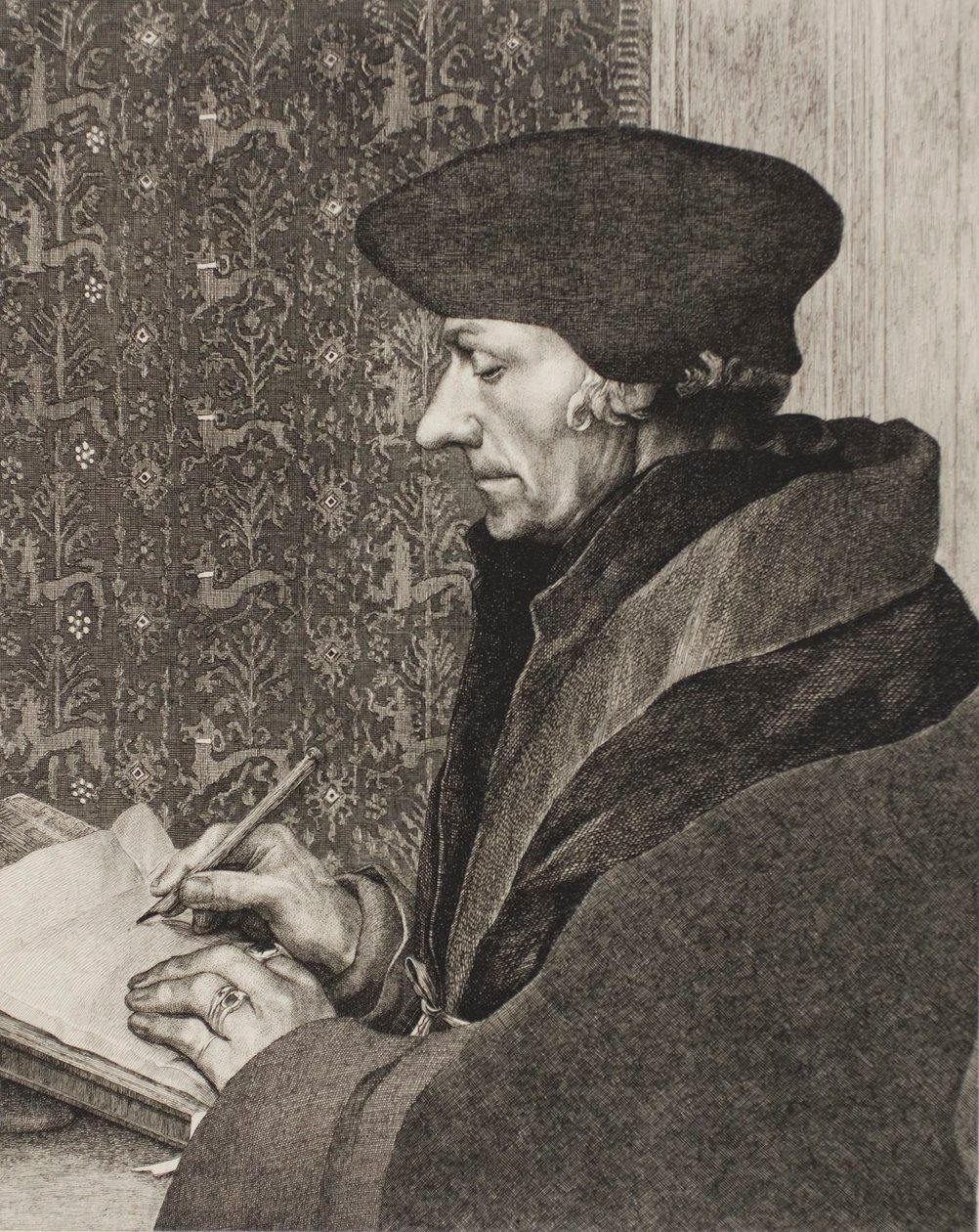 Erasmus tekijältä Félix Henri Bracquemond