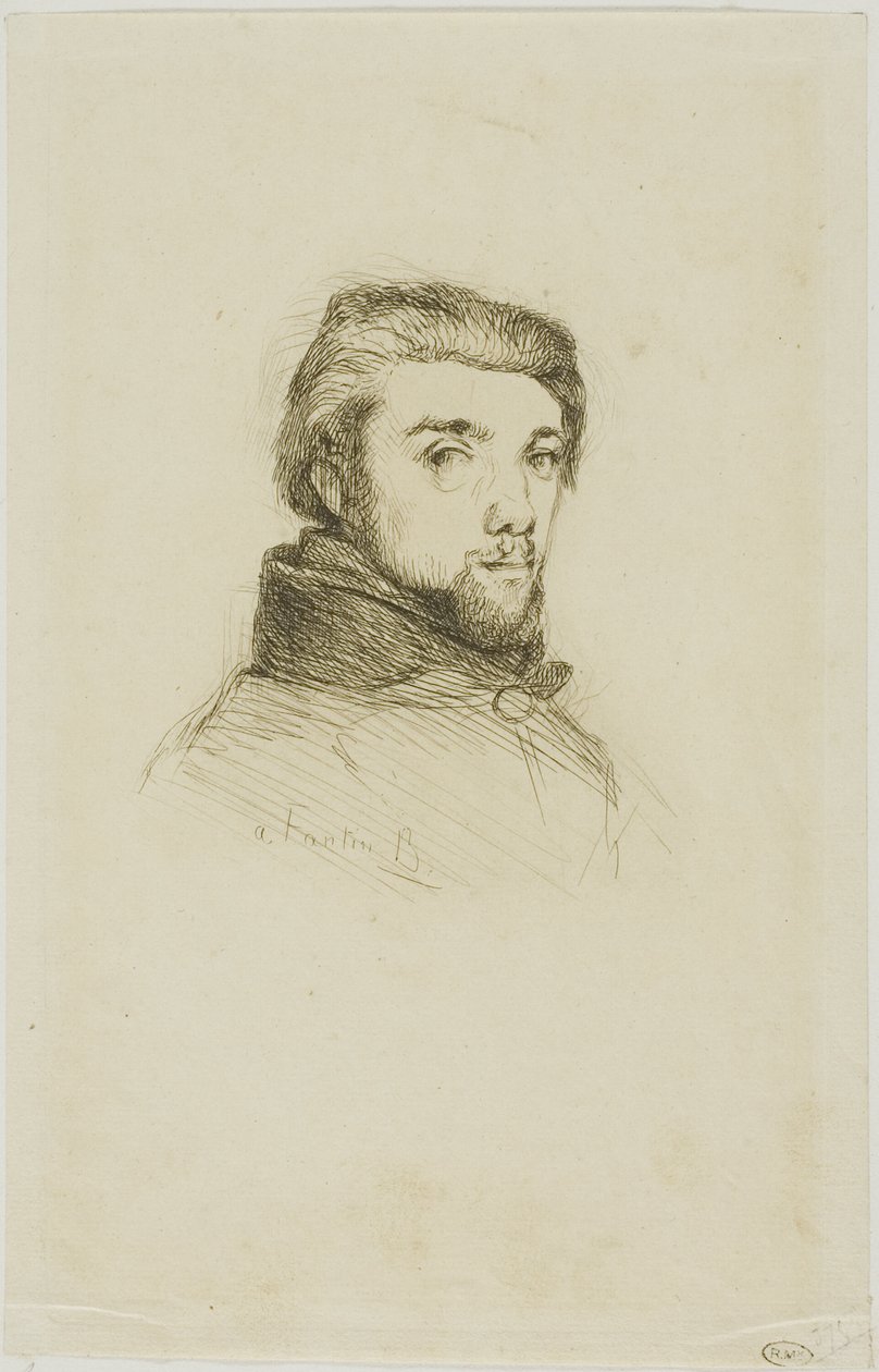 Fantin-Latourin muotokuva tekijältä Félix Henri Bracquemond