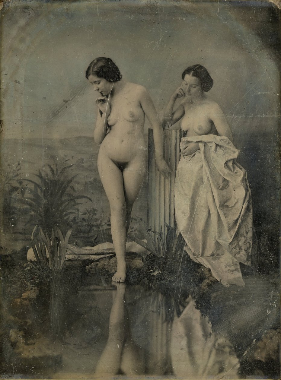 The Bathers - alaston työskentely kuvasoveltumukseen tekijältä Félix Jacques Moulin