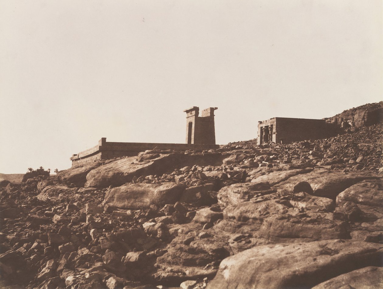 Dandour, Nubia, 1851. tekijältä Félix Teynard