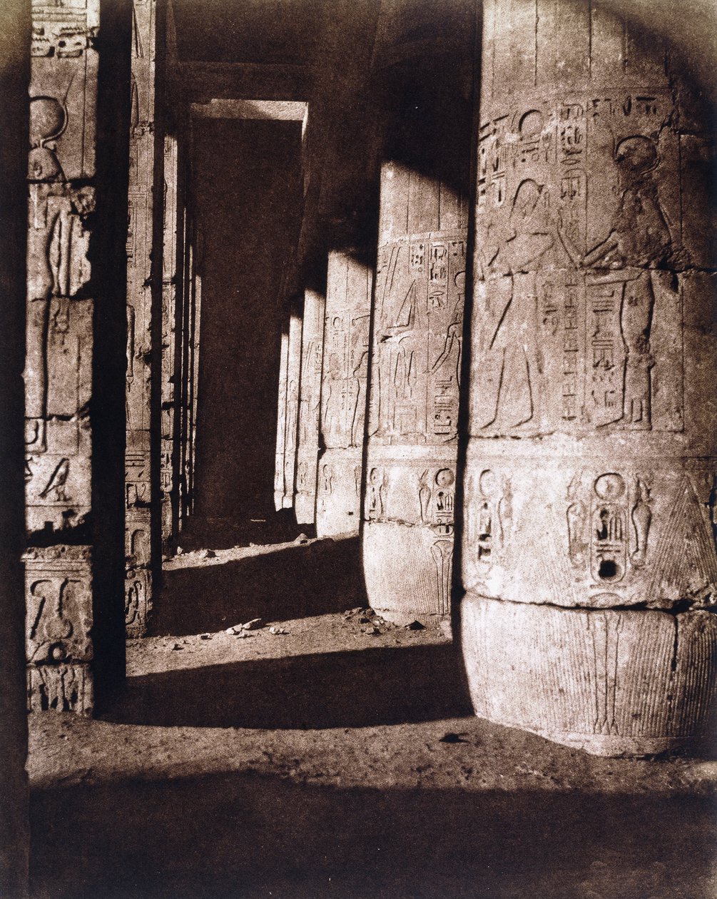 Medinet-Abou tekijältä Félix Teynard