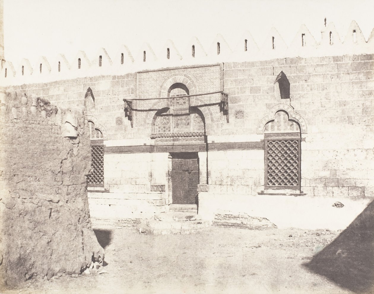 Souâdj, Mouràd-Beyn hauta - Moskeijan sisäänkäynti, 1851-52, painettu 1853-54. tekijältä Félix Teynard