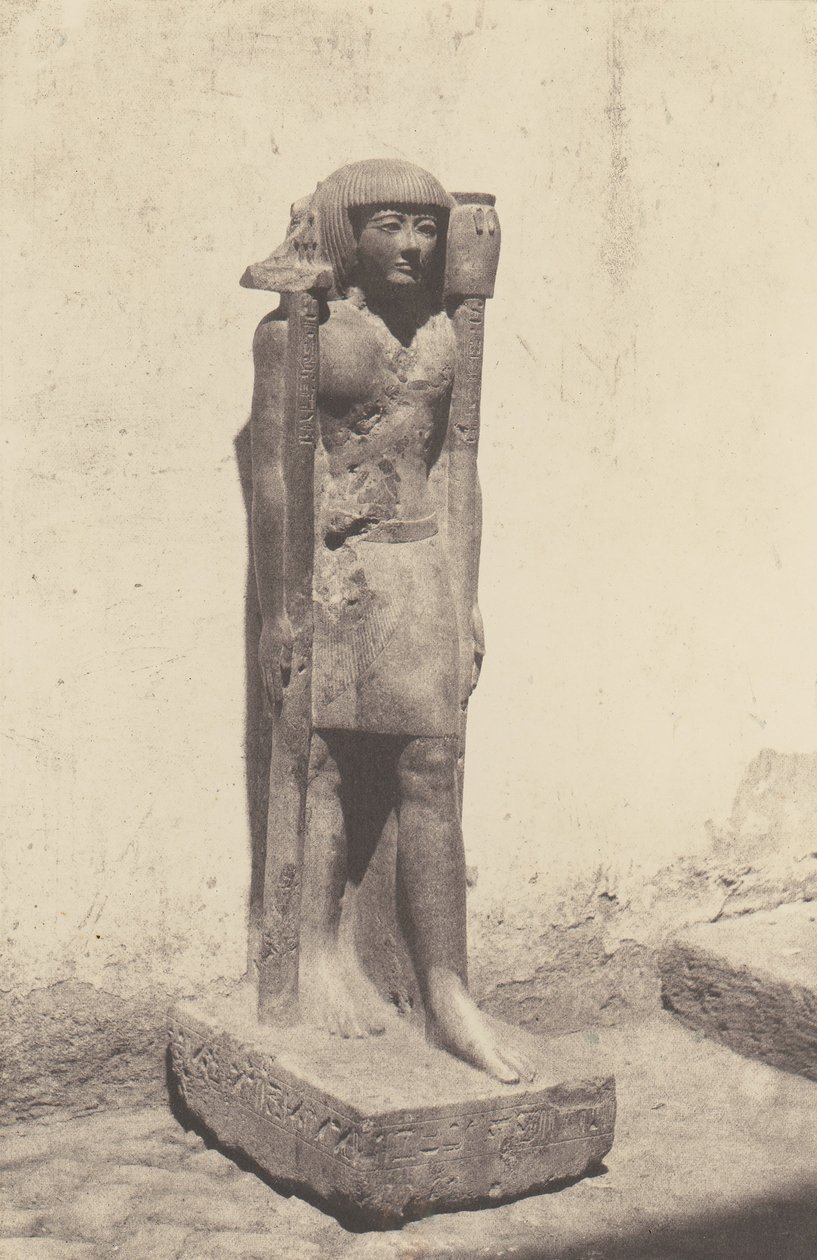 Syout Lycopolis, Tohtori Cunylle kuuluva patsas, 1851-52, painettu 1853-54. tekijältä Félix Teynard