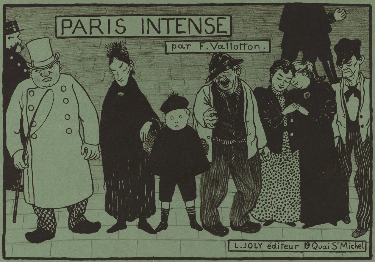 Albumin kansi "Paris Intense" tekijältä Félix Vallotton