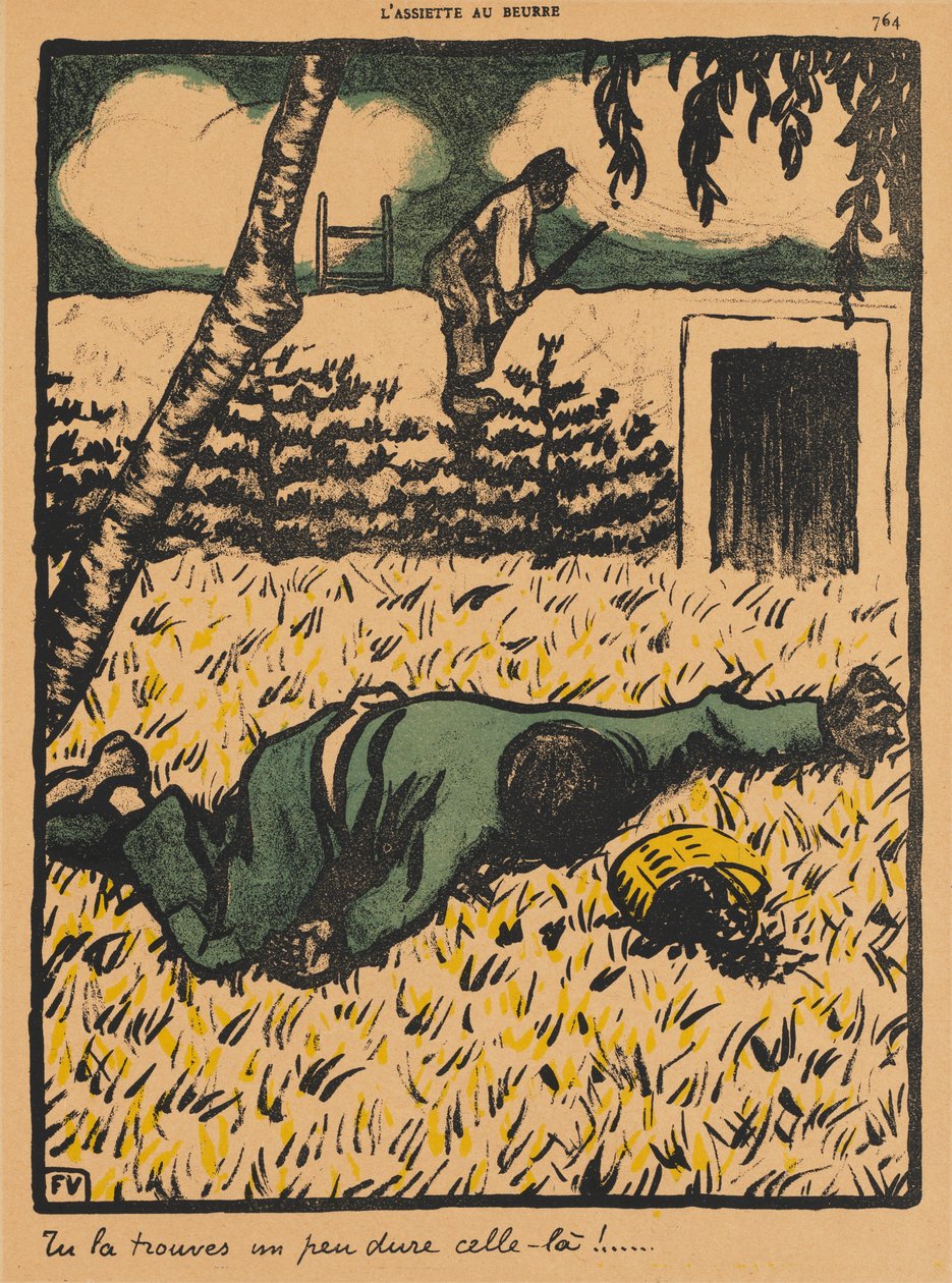 Rikokset ja rangaistukset VII, 764: Tulet huomaamaan, että se on melko vaikea! tekijältä Félix Vallotton