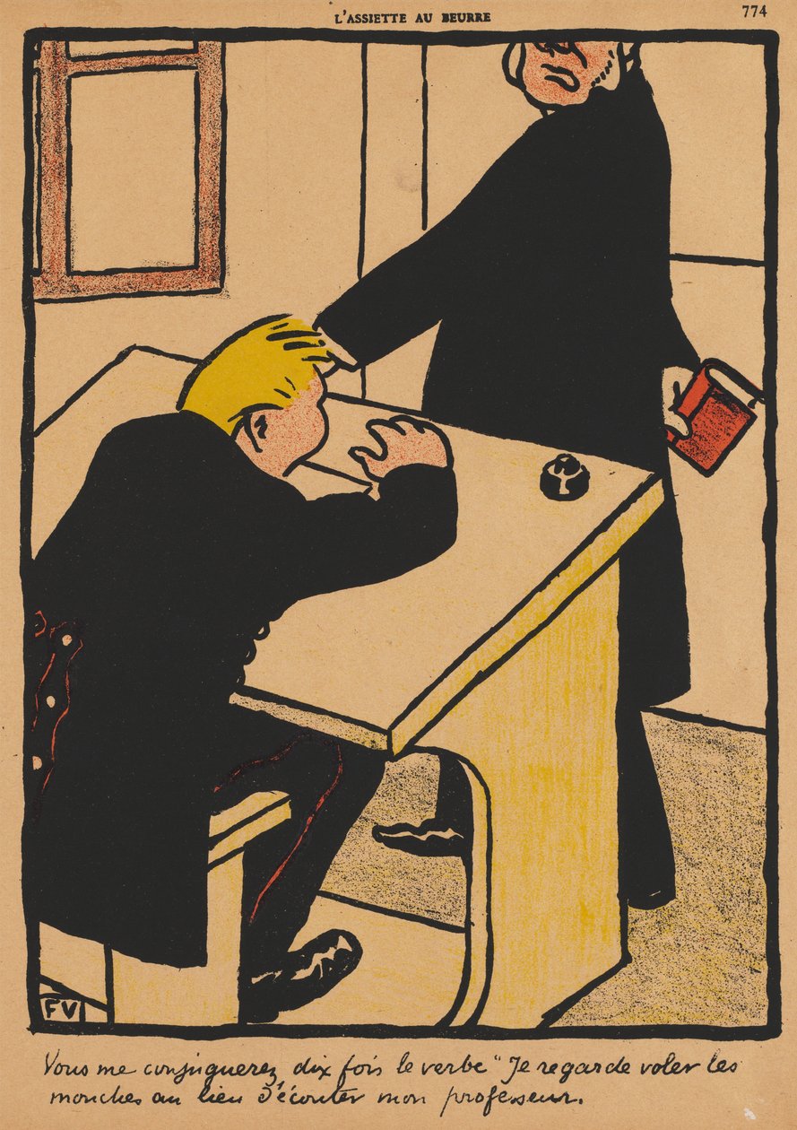 Rikokset ja rangaistukset XVII, 774: Sinun tulee konjugoida tekijältä Félix Vallotton