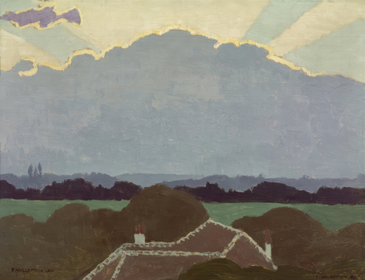 Suuri pilvi tekijältä Félix Vallotton