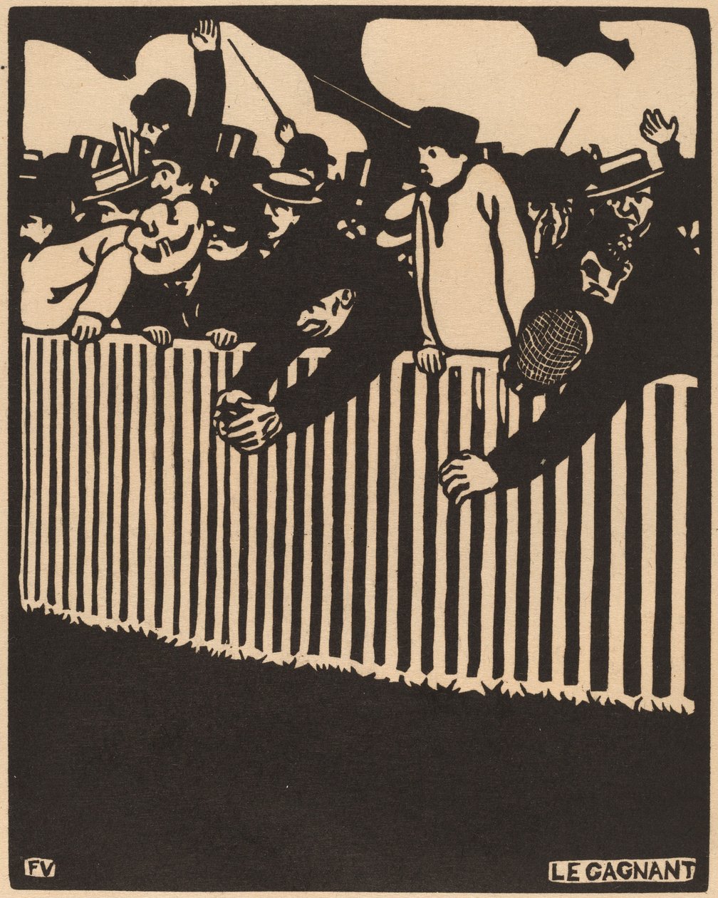 Le Gagnant (Voittaja) tekijältä Félix Vallotton