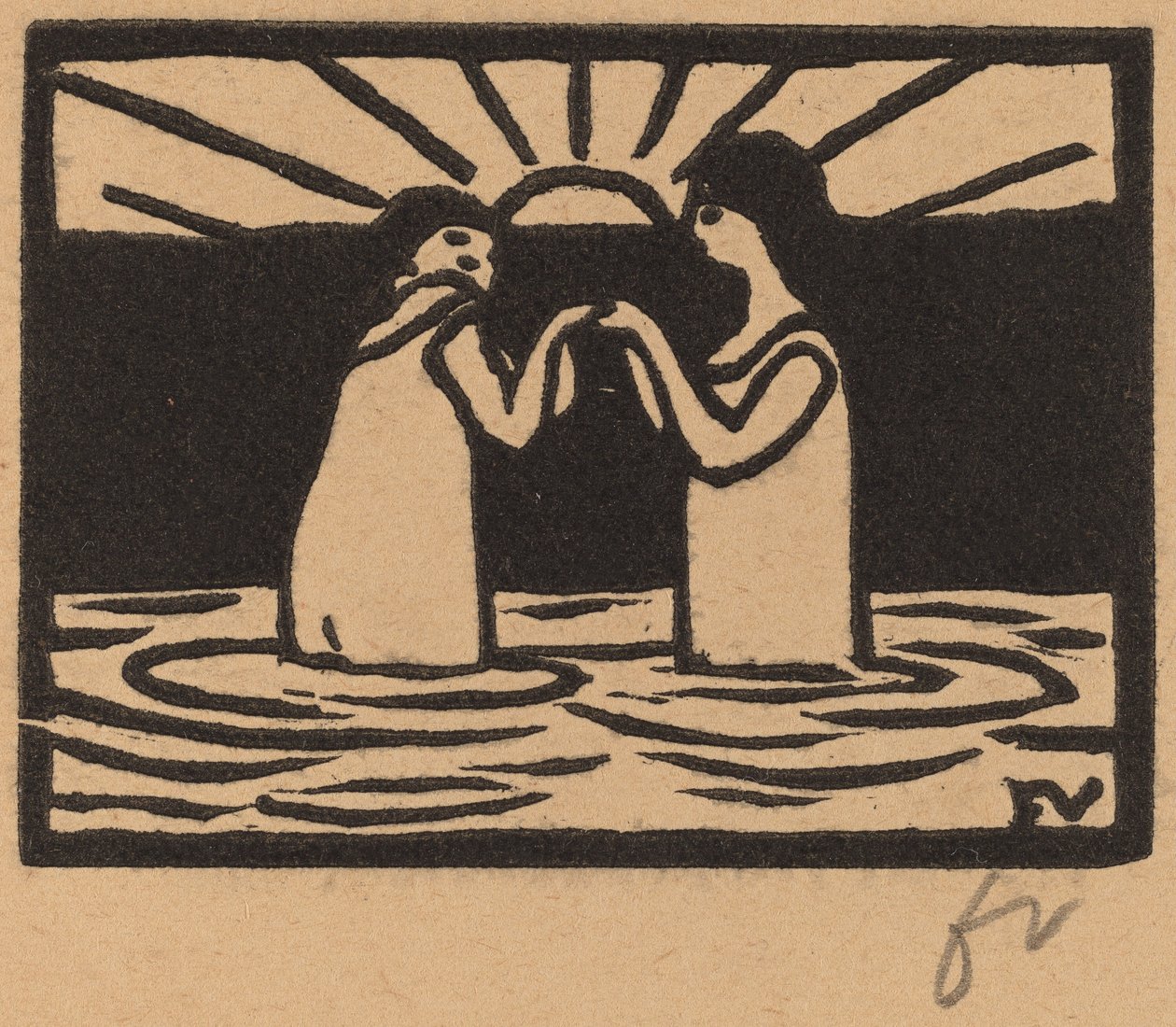 Playing in the Sun (Jeux au soleil) tekijältä Félix Vallotton
