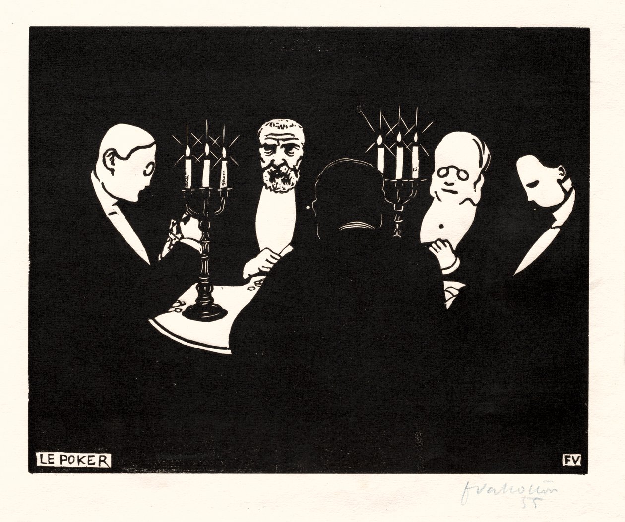 Pokeri tekijältä Félix Vallotton