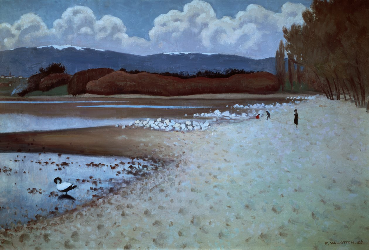 Ranta lähellä Vidy tekijältä Félix Vallotton