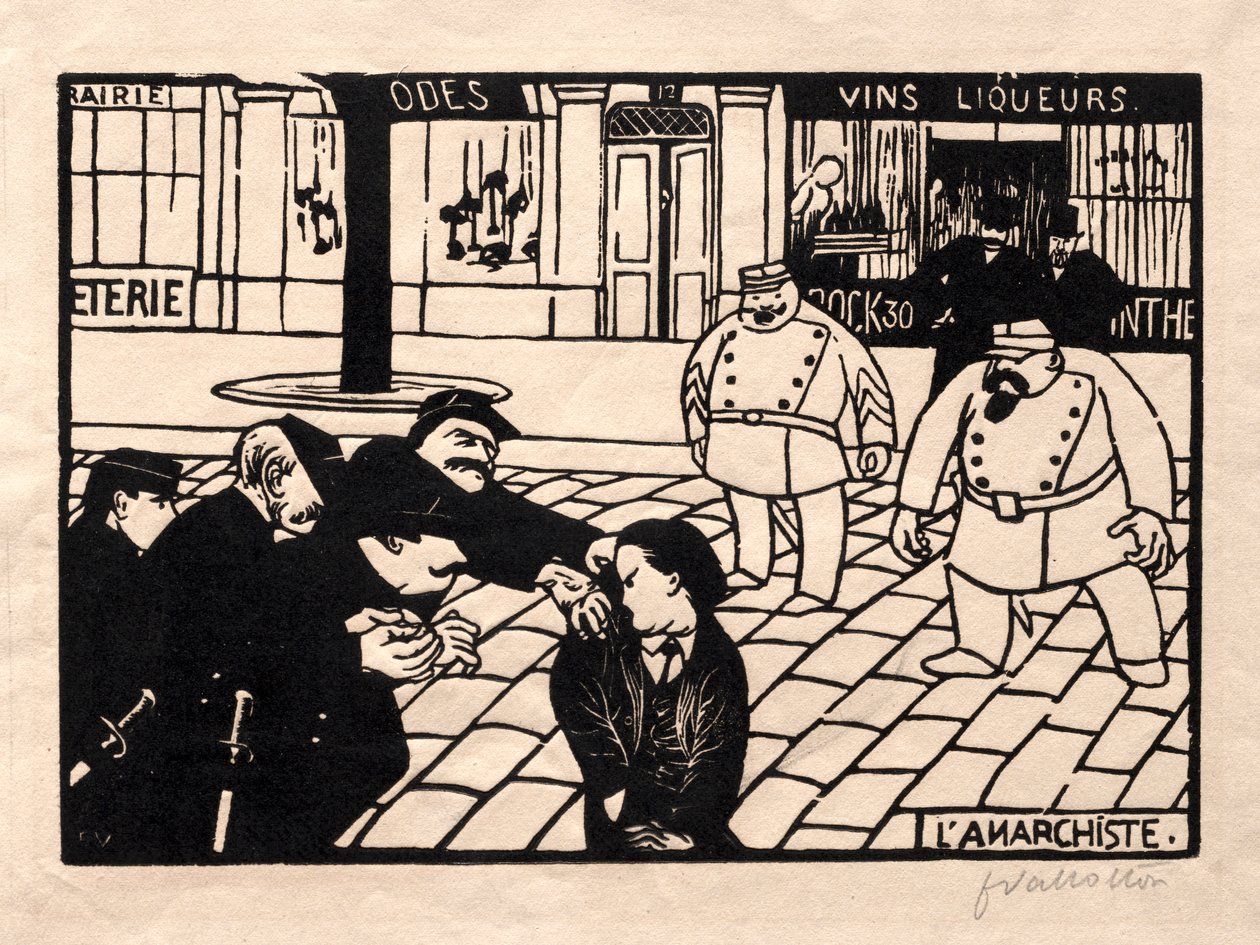 Anarkisti tekijältä Félix Vallotton