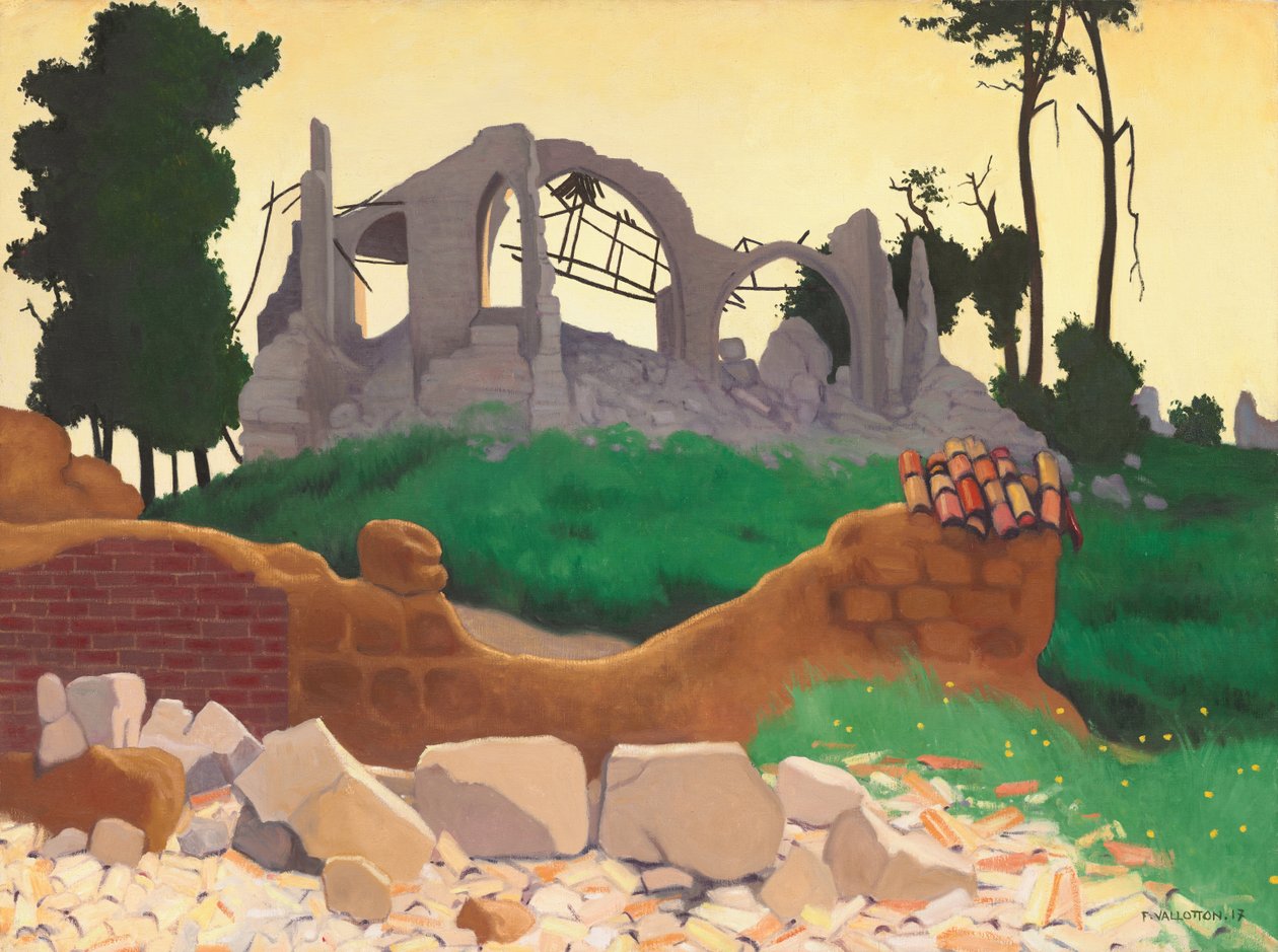 Souainin kirkko tekijältä Félix Vallotton