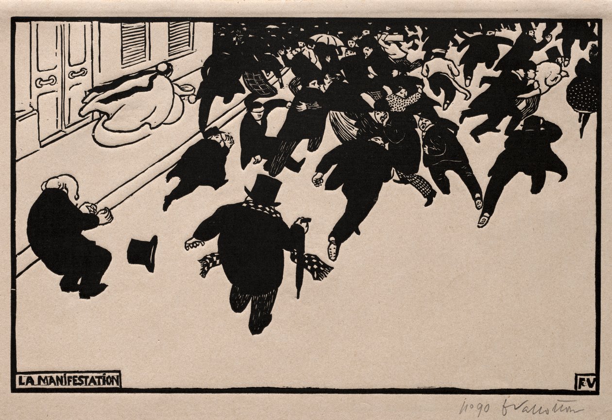 Protesti tekijältä Félix Vallotton
