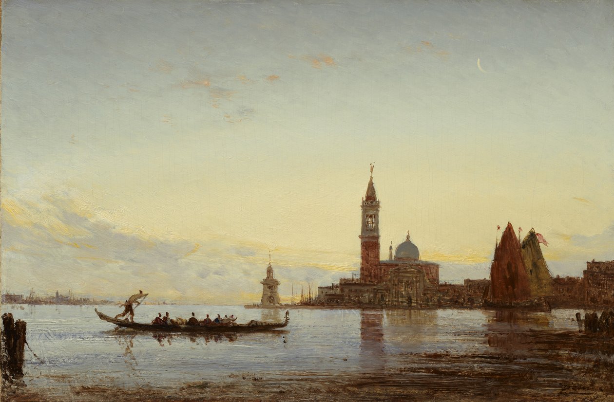 Grand Canal, Venetsia tekijältä Félix Ziem