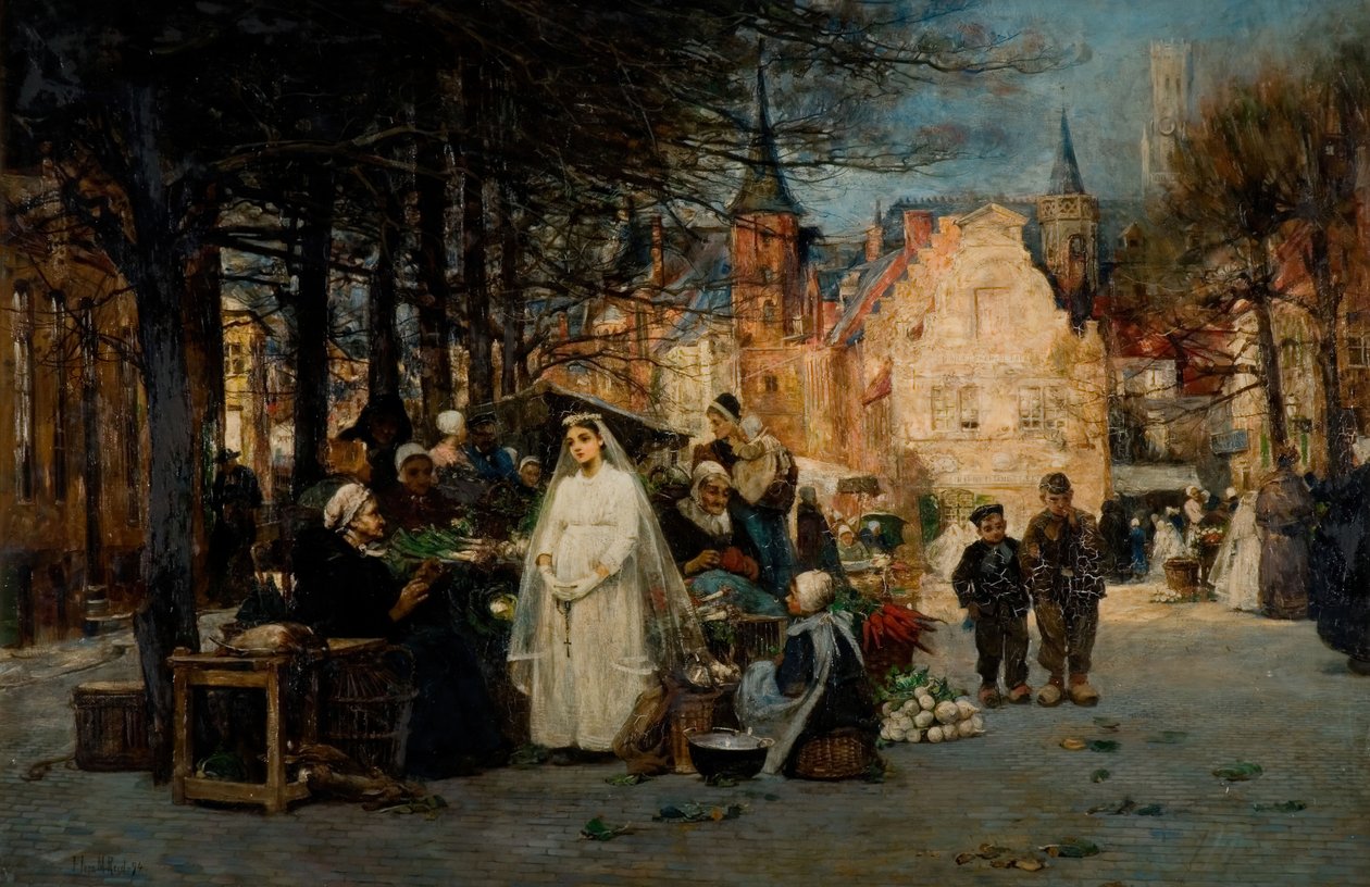 Ensimmäinen ehtoollinen, 1894. tekijältä Flora Macdonald Reid